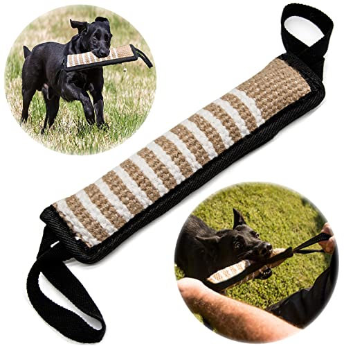 Tug of War Dog Toy,Dog Bite Tug Toy,Dog Bite Pillow,Durable Pull Toy with 2 Strong Handles for Medium to Large Dogs,Ideal for Tug of War, Fetch,