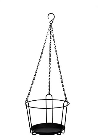 BESCH Macetero Colgante para Soporte de Macetas de Estilo Cadena para Colgar en habitación, salón o balcón (22cm/8,5, Grande)