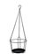 BESCH Macetero Colgante para Soporte de Macetas de Estilo Cadena para Colgar en habitación, salón o balcón (22cm/8,5, Grande)