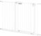 Sämann Türschutzgitter & Treppenschutzgitter zum Klemmen ohne Bohren | selbstschließendes Absperrgitter mit Verlängerung | Absperrgitter | (105-115 cm, Standardfuß)