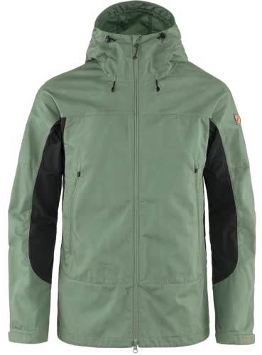 Fjallraven 86132-614-030 Abisko Lite Trekking Jacket M Jacket Herren Patina Green-Dark Grey Größe XL