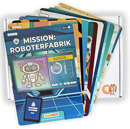 CodeKiste 4 - Programmieren Für Kinder - Verrückte Roboterfabrik - Programmiergrundlagen: If-Abfragen und Schleifen (Kiste 4 von 12)