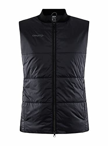 Craft Core Light Steppweste Damen schwarz aus recyceltem Polyester