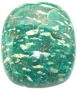 Amazonit Cabochon, Natürlicher Amazonit, lose Edelstein, Rechteckige Form 40 Karat. 29x25x7mm, SC-3976, 29x25x7mm, Edelstein, amazonit