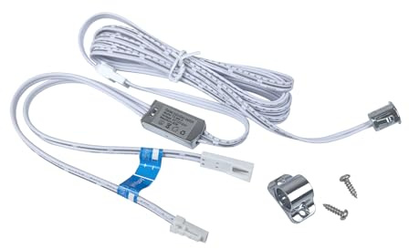 STBTECH Sensore di movimento da incasso 12V per interni, DC 24V, LED, doppio interruttore porta, interruttore guardaroba, luci armadio