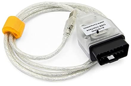 Alchiauto k d can kcan dcan cable DCAN K+Ediabas Cable Interface OBDii k-can Cable 2M compatible B M W