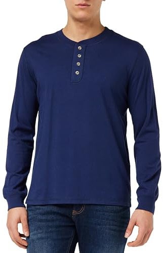 Levi's Men's 4-Button Henley Shirt, Naval Academy, S
