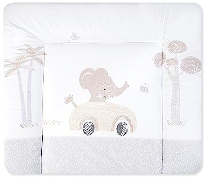 Julius Zöllner Wickelauflage Softy 85x75 cm - Wickelunterlage - wasserdicht und abwischbar - Made in Germany – Oeko-Tex Standard 100 – Safaritour