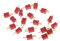 JoiJoy 10 Paar Ultra Mini T Stecker Deans Stecker Micro Deans Stecker Deans, rot,