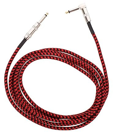 Vaguelly Gitarre 1stk Gitarren- Kabel c Gitarren-audio-adapterkabel Anschlusskabel Für E-gitarre Gitarrenkabel Kabel Mit Adapter Musikinstrument Oud-instrument Weben Kupferkern Blinddarm