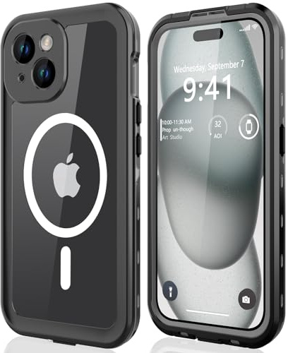 CASELIVE für iPhone 15 Plus Hülle Wasserdicht, 360 Grad Ganzkörper Schutzhülle mit Displayschutz Kameraschutz IP68 Wasserdicht Stoßfest Staubdicht Panzerhülle für iPhone 15 Plus 6,7