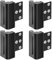 Avtytsda 4 Set Home Security Door Lock, Professional Childproof Door Reinforcement Lock for Inward Swinging Door Latch