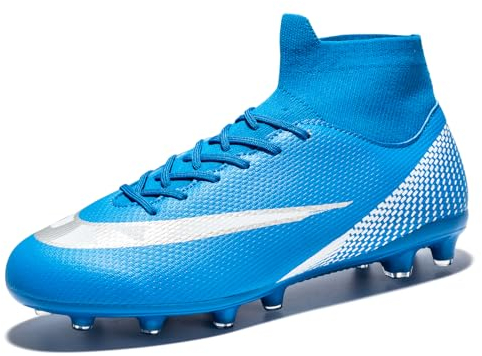 Wugehu Herren Fußball Cleats Indoor Turf Athletic Fußballschuhe