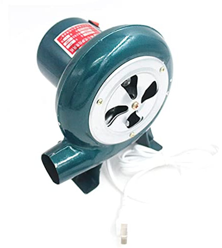 Soffiatore elettrico portatile per forgia da fabbro per barbecue all'aperto e ventilatore centrifugo per camino, per un maggiore flusso d'aria