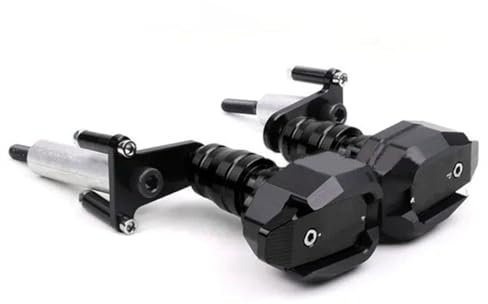 DKPMWD Sturzpads Motorrad Für Kawasaki Für NINJA400 Für Ninja 400 2018-2023 2021 Motorrad Fallende Schutz Rahmen Slider Verkleidung Schutz Crash-Schutz Motorrad Rahmen(Schwarz)