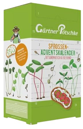 Pötschke Adventskalender Vitamingarten 2024 Weihnachen Tolles Männer Frauen Geschenk Naturfreunde Gartenidee