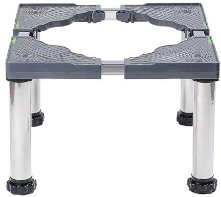 MQZHUK Base per Frigorifero Regolabile con 4 Piedini robusti per Frigorifero e Asciugatrici(Regolabile Lunghezza/Larghezza 45-70 cm, Regolabile Altezza) (29-32cm)
