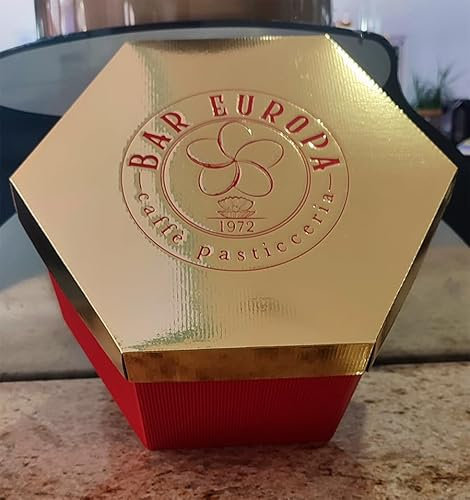 Panettone Lampone e Cioccolato Bianco. Artigianale, Lievitazione Naturale. 1Kg (7, Lamp. e Cioc. Bianco: Farcito con Lamponi Canditi - Ricoperto con Cioccolato Bianco.