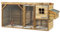 Hühnerstall Nelly aus FSC Kiefernholz - Hühnerstall mit extra Legnest - Bausatz: 273 x 95 x 124 cm - Außengehege - Hühnerhaus