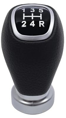 Gear Schaltknauf Für Hyundai Für I10 Für I20 Auto Innen Ersatz Zubehör 43711-B4020 Teile 5 6 Gang Schaltknauf Shifter Hebel Stick Ball Schaltknauf Knauf(Black 5 Speed)