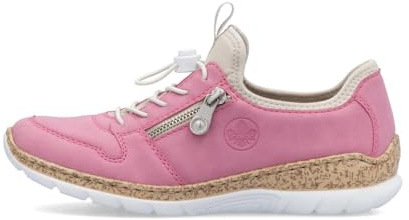 Rieker Damen Slip-On Sneaker N42G0, Frauen Halbschuhe