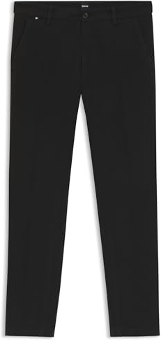 BOSS Herren H-Kaiton1 Slim-Fit Hose aus strukturierter Stretch-Baumwolle