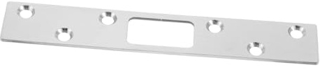 HOLIDYOYO Heavy Duty Stainless Steel Door Strike Plate Extender with Screws for Exterior Deadbolt Locks Reinforcement Striker Plate for Residential Door Jam Enhanced Security and Easy