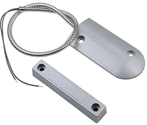 UHPPOTE Verdrahtet Magnetisch Rolle Verschluss Tür Sensor Detektor Kontakt für Alarm System (Packung mit 1)