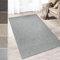 casa pura Teppich Läufer Carlton | Flachgewebe dezent Gemustert | Teppichläufer in vielen Größen | als Küchenläufer, Flurläufer (Hellgrau - 66x150 cm)