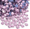 Jollin, Strass termoadesivi con retro piatto, in vetro, adatti come diamanti e gemme, 6,4 mm, (30 SS, 288 pezzi, rosa)