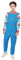 SMIFFYS Costume Chucky, Blu, con salopette e maglia
