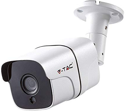 V-TAC Überwachungskamera IP Kamera LAN RJ45 IP65 Außen mit IR-Sensor Nachtsicht SKU-8478