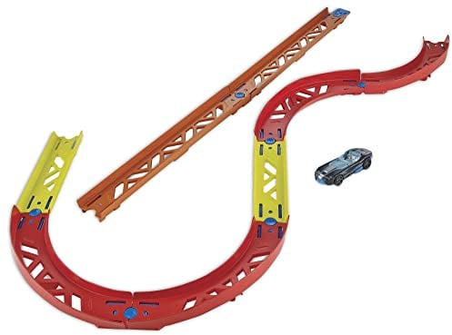 Hot Wheels Track Builder Pack Assorted Curve Parts Connecting Sets Ages 4 and Older, GLC88