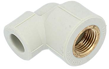Bogen PP-R PPR Rohr verschweißt Winkel IG AG fi 16-63 Schweißtechnik (16x1/2 IG (90°))