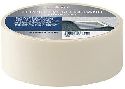KIP Tape 842-05 Teppich Klebeband Doppelseitig plusLine 50mm x 5m