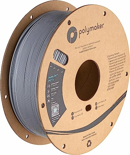 Polymaker PolyLite PETG Grau - 1,75mm - 1kg