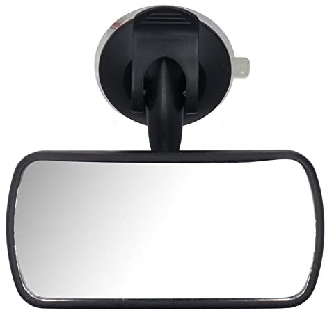 Espejo retrovisor para niños, Espejo de observación para niños Estable a prueba de golpes Ajustable de 360 grados con ventosa para coche