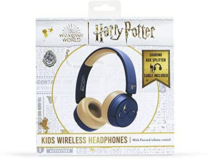 OTL Technologies - Casque sans Fil Harry Potter pour Enfants – Bleu HP0997 Cream