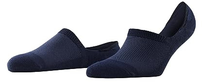 Burlington Damen Füßlinge Athleisure W In weich atmungsaktiv schnelltrocknend unsichtbar einfarbig 1 Paar, Blau Marine 6120, 39-42