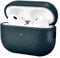 Leder Hülle für AirPods Pro 2 2022, ICARERFAMILY Premium Echtleder Stoßfeste Schutzhülle für Apple AirPods Pro 2 Kopfhörer Leder Case (LED sichtbar) Unterstützung Wireless Ladegerät-Blau
