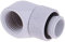 MERAXI Gewindefittings Schnellkupplung G1/4 Gewinde 90 Grad Fitting Adapter Messing Drehfitting Wasserkühler Anschluss for Computer PC Wasserkühlung Universal Wasserhahn Konverter (Farbe : Weiß)