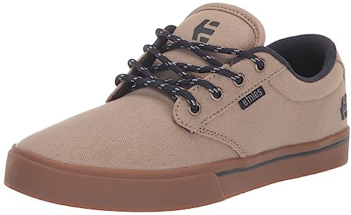 Etnies Jameson 2 Eco – Nachhaltiger Skate-Stil, verstärkte Cupsole, gepolsterte Dämpfung, Alltagssneaker, vegan - Warm Grey - 38.5
