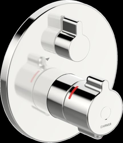 Hansa Hansaclinca Safety + miscelatore per vasca e doccia, 22,2 l/min, da incasso, cromo, 88629085