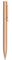 Gullor Simple Style Metal Retractable Ballpoint Pen, Medium Point Black Ink, Rose Gold