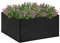 XIAOGUANG Jardinière Noir 80x80x40 cm Résine tressée,Jardinières,Jardinieres Exterieur,Bac Jardiniere,Bac à Fleurs Extérieur,Jardinieres Balcon