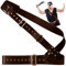 Jiuguva Piraten Bandolier Gürtel Wikinger Gürtel Flintlock Pistolengurt Halloween Kostüm Zubehör für Herren Damen Erwachsene Ritter Assassine Krieger Piratenkostüm Cosplay, One Size Braun, Braun,
