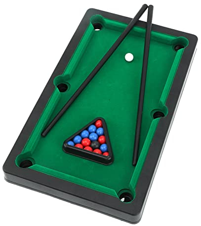 Fabater Mini-Billardtischspiel mit Miniaturisiertem Billard-Pool-Set, Ideal Als Tischdekoration oder Ornament