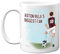Football Mug Gift for Villa Fans - Footy Biggest Fan - Happy Birthday Mugs Present Gifts for Son Dad Brother Uncle Colleague Friend Cousin, 11oz Ceramic Dishwasher Safe Coffee Tea Cup
