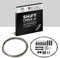 Chooee 2xPro MTB Schaltzug Set，Bowdenzug Fahrrad Für Shimano/SRAM Schaltzugset,Titan Silber