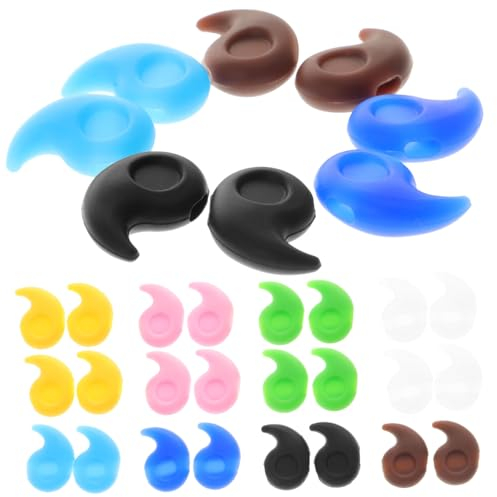 Angoily 64paare Rutschfeste Augenbrauen Für Brillen Ohrgriffe Für Sicheren Für Sport Und Outdoor-aktivitäten Farben Pro Farbe